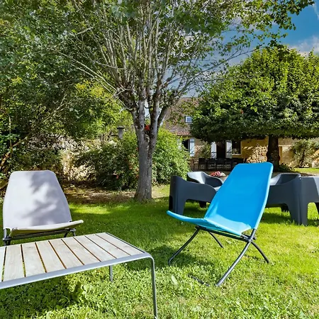 Maison En Pierre Piscine Clim Vakantiehuis Varennes (Red Perigord)